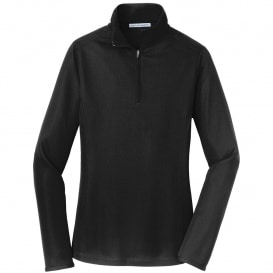 Port Authority® Womens Pinpoint Mesh 1/2-Zip . L806