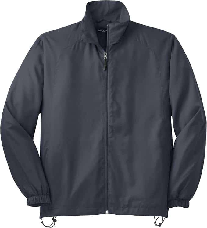 Sport-Tek Men Full-Zip Wind Jacket. JST70